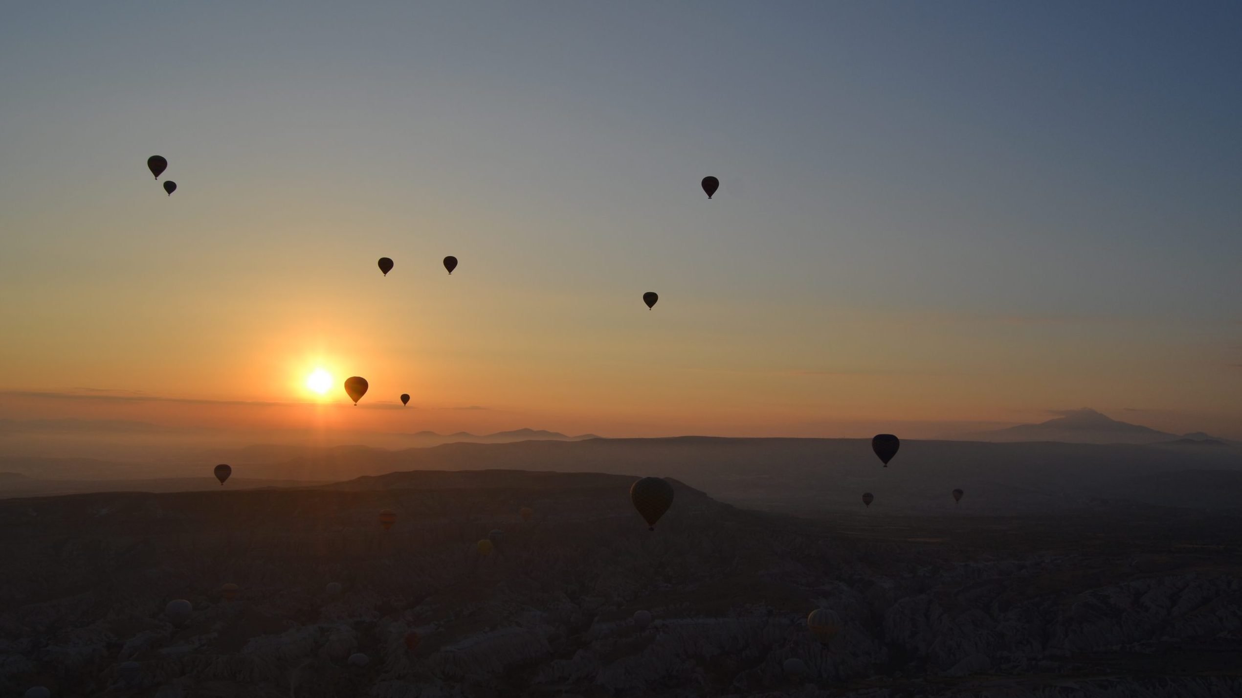 Kapadokya'da Balon Turu
