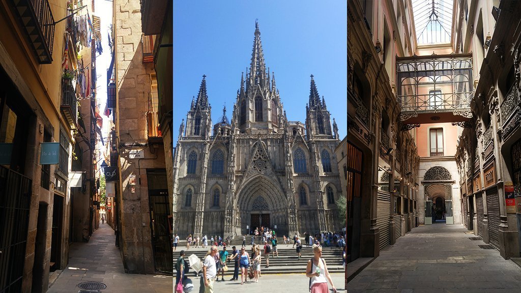 3 Günde Barselona - Gothic square