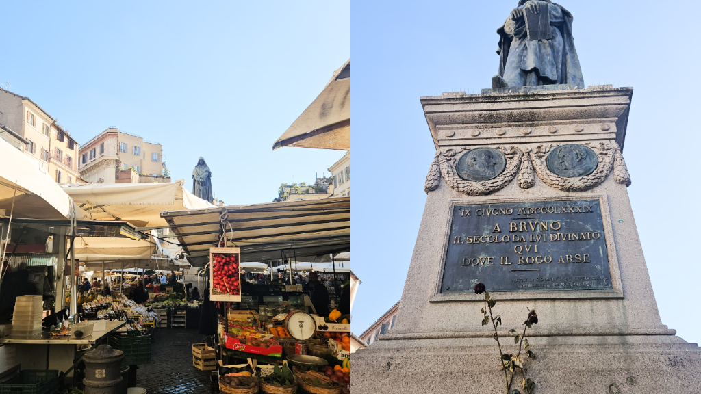 Campo De Fiori - Roma Gezi Notları